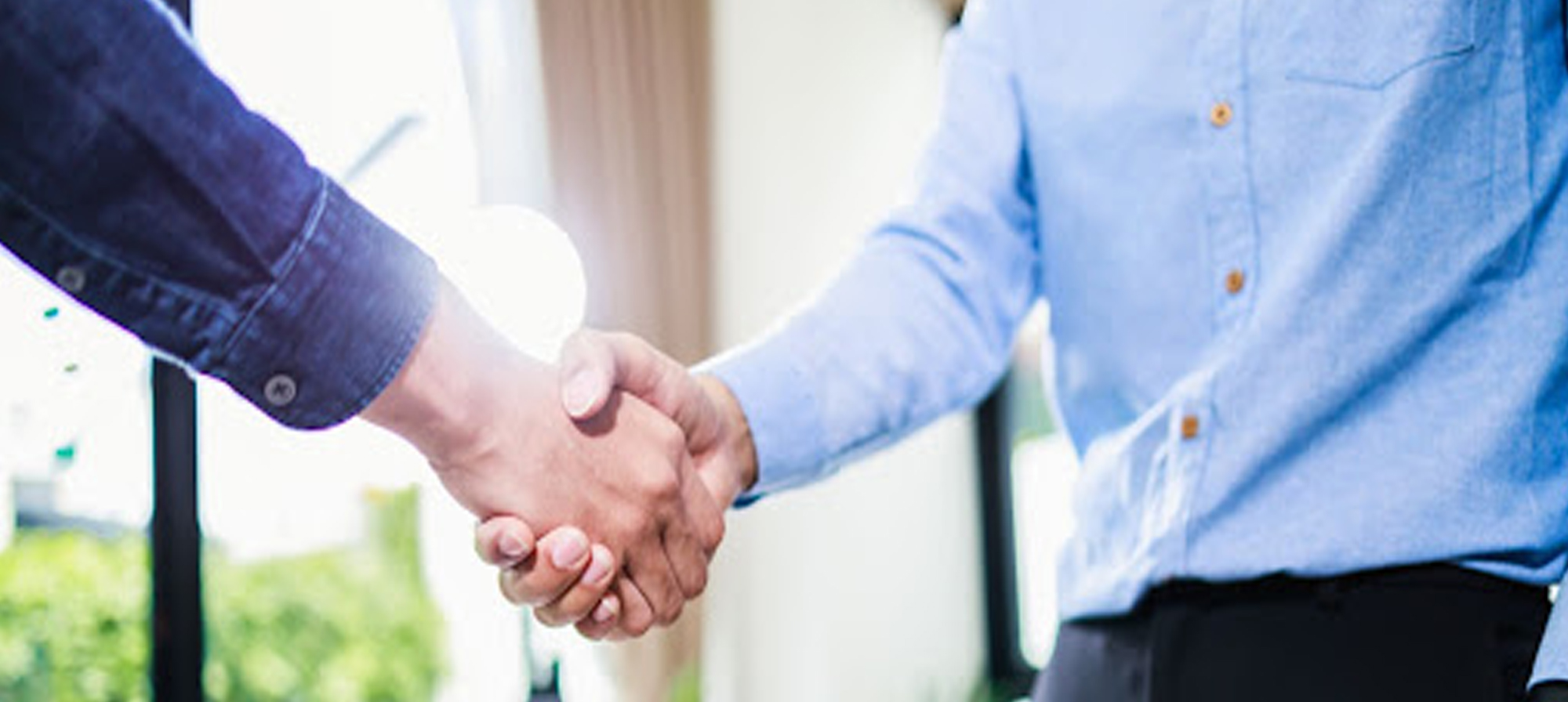 business people shaking hands