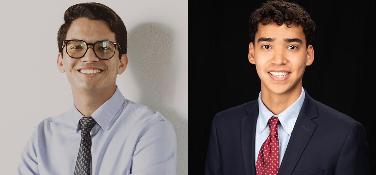 Carlos Fuentes and Gabriel Garcia, 2023 LAAIA Scholarship Recipients