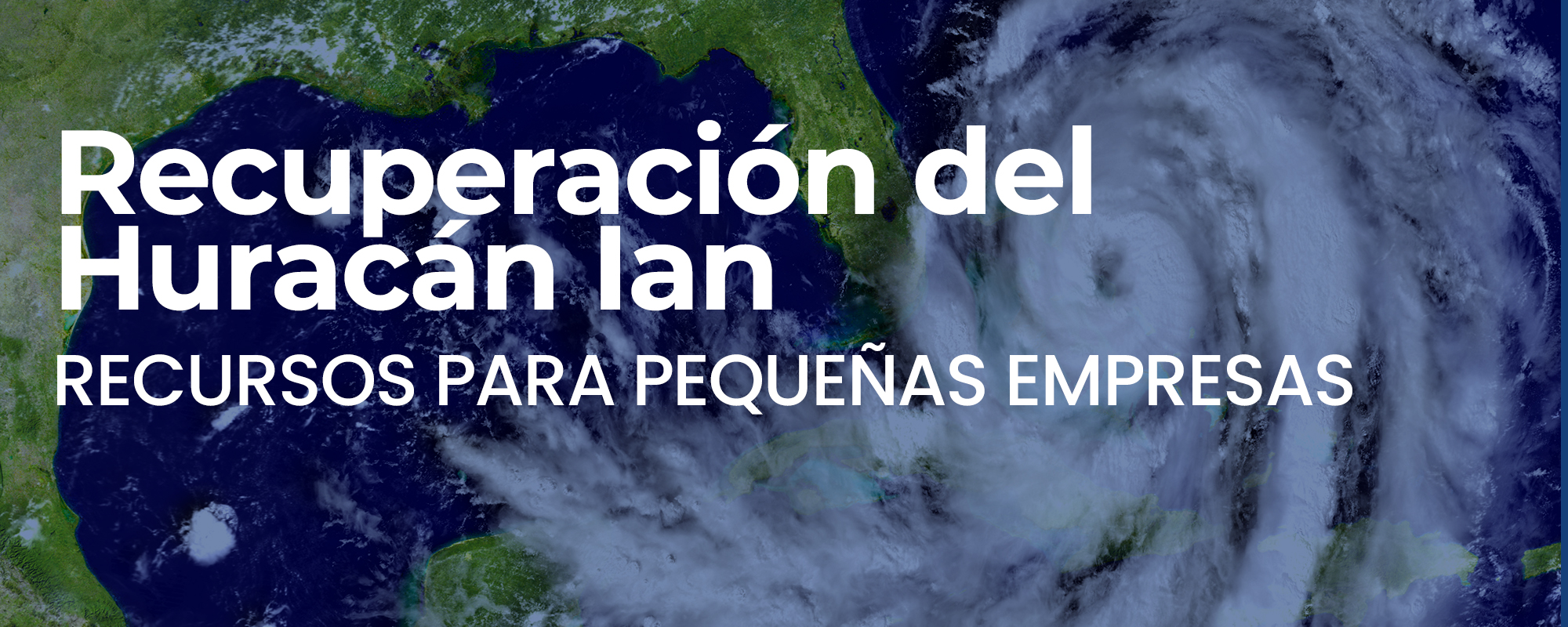 Recuperación del Huracán IanRecursos para pequeñas empresas